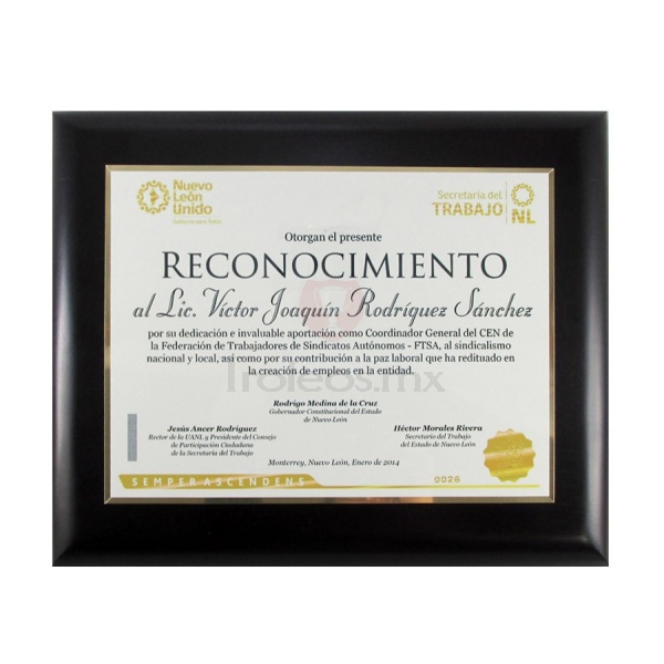 Placa Caoba Chocolate