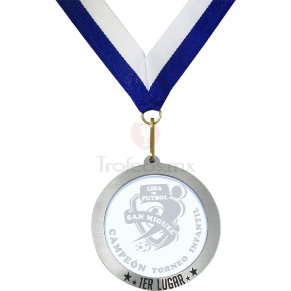 Trofeos Medalla Dual Plata