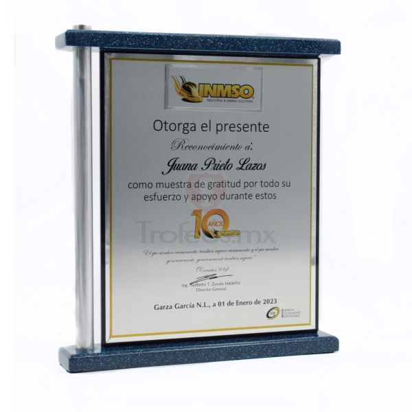 Presea Especial Placa Corian