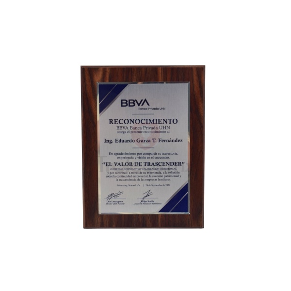 Placa de Madera MDF con aluminio